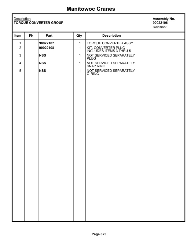 Grove RT765E-2 4 SECT Crane Parts Manual 236345 2018 3 Grove RT765E-2 4 SECT Crane Parts Manual 236345 2018-3
