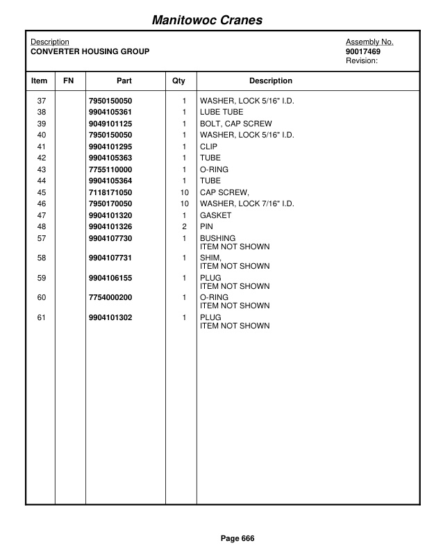 Grove RT765E-2 Crane Parts Manual 232902 2012 3 Grove RT765E-2 Crane Parts Manual 232902 2012-3