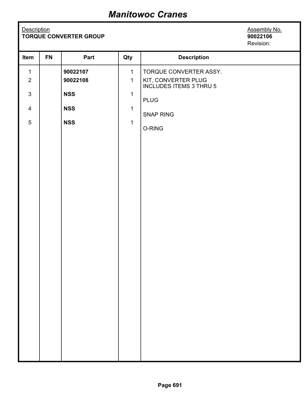 Grove RT765E-2 Crane Parts Manual 233416 2013 3 Grove RT765E-2 Crane Parts Manual 233416 2013-3
