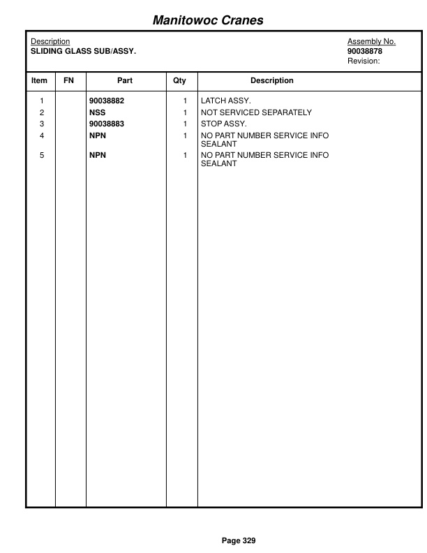 Grove RT765E-2 Crane Parts Manual 235452 2015-2