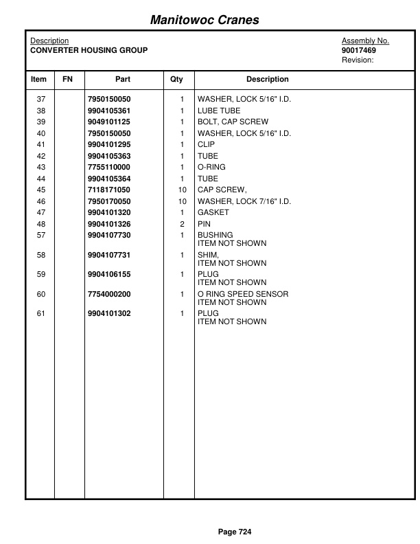 Grove RT765E-2 Crane Parts Manual 280205 2017 3 Grove RT765E-2 Crane Parts Manual 280205 2017-3