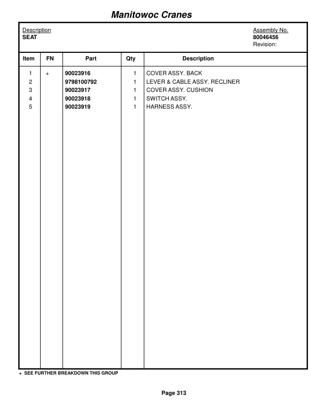 Grove RT765E-2 Crane Parts Manual 280223 2015 2 Grove RT765E-2 Crane Parts Manual 280223 2015-2