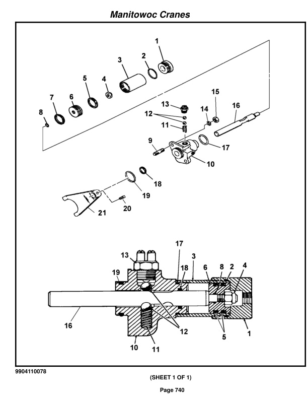 Grove RT770E 5 SECT Crane Parts Manual 235837 2017 3 Grove RT770E 5 SECT Crane Parts Manual 235837 2017-3