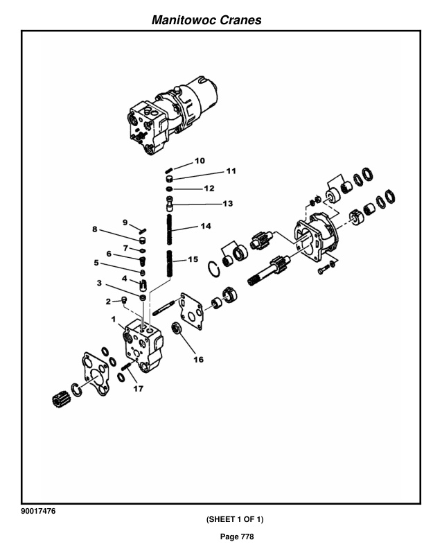 Grove RT770E 5 SECT Crane Parts Manual 235932 2017 3 Grove RT770E 5 SECT Crane Parts Manual 235932 2017-3