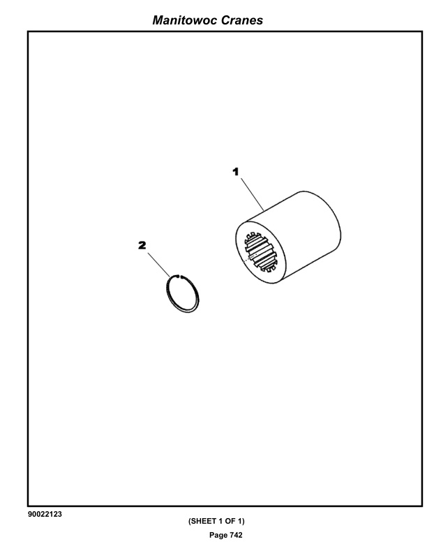 Grove RT770E 5 SECT Crane Parts Manual 236302 2018-3