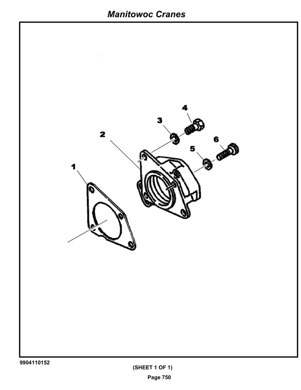 Grove RT770E 5 SECT Crane Parts Manual 236742 2019 3 Grove RT770E 5 SECT Crane Parts Manual 236742 2019-3