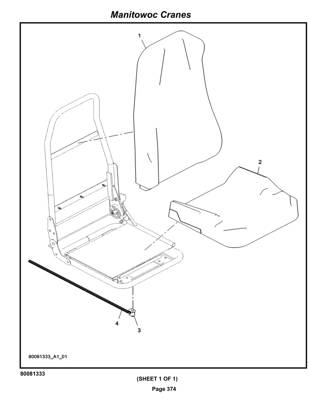 Grove RT770E 5 SECT Crane Parts Manual 236837 2020 2 Grove RT770E 5 SECT Crane Parts Manual 236837 2020-2
