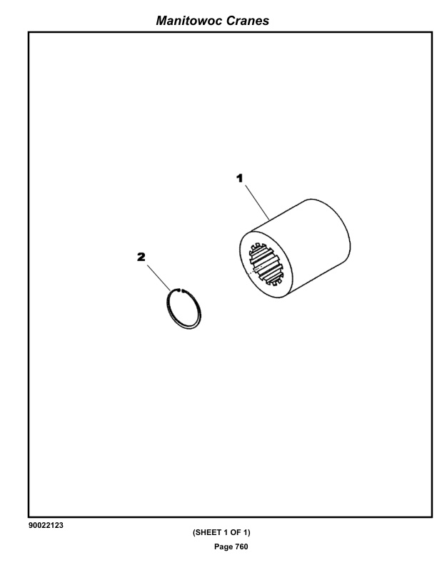 Grove RT770E 5 SECT Crane Parts Manual 236837 2020 3 Grove RT770E 5 SECT Crane Parts Manual 236837 2020-3