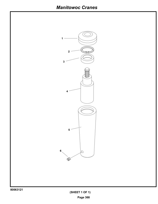 Grove RT770E 5 SECT Crane Parts Manual 236847 2020 2 Grove RT770E 5 SECT Crane Parts Manual 236847 2020-2