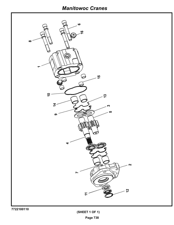 Grove RT770E 5 SECT Crane Parts Manual 236978 2021-3