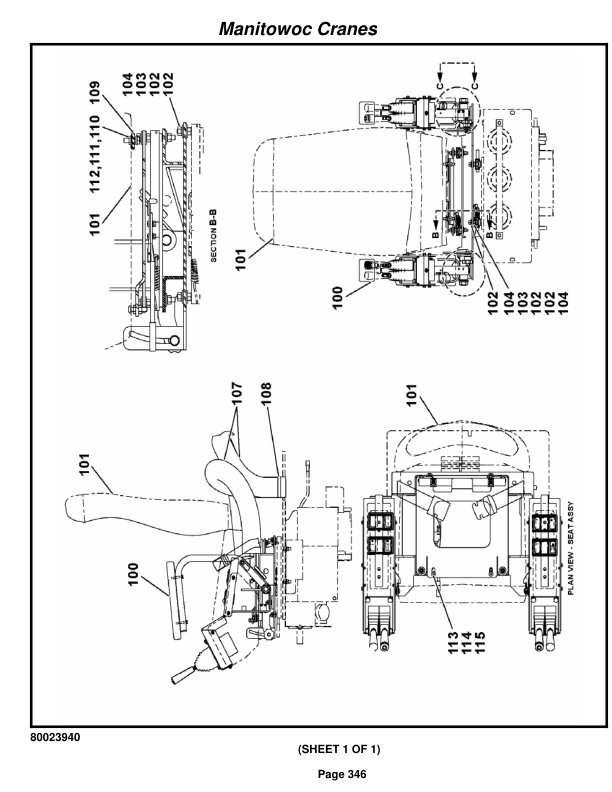 Grove RT770E Crane Parts Manual 234348 2015 2 Grove RT770E Crane Parts Manual 234348 2015-2