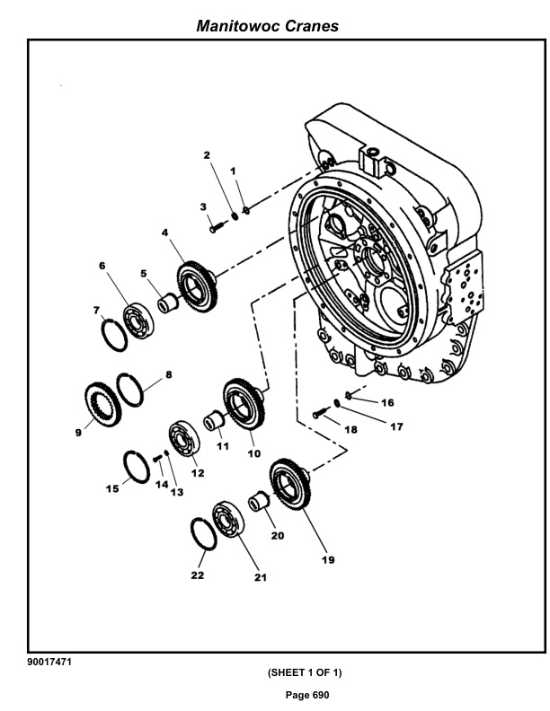 Grove RT770E Crane Parts Manual 400012 2014 3 Grove RT770E Crane Parts Manual 400012 2014-3