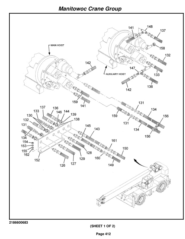 Grove RT855B Crane Parts Manual 83861 2004 2 Grove RT855B Crane Parts Manual 83861 2004-2