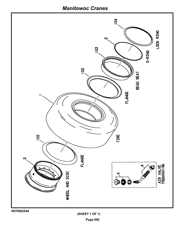 Grove RT855B Crane Parts Manual 84441 2019 3 Grove RT855B Crane Parts Manual 84441 2019-3