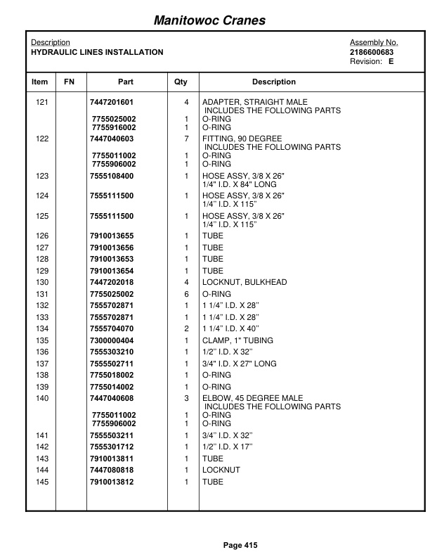 Grove RT860 Crane Parts Manual 221447 2009 2 Grove RT860 Crane Parts Manual 221447 2009-2