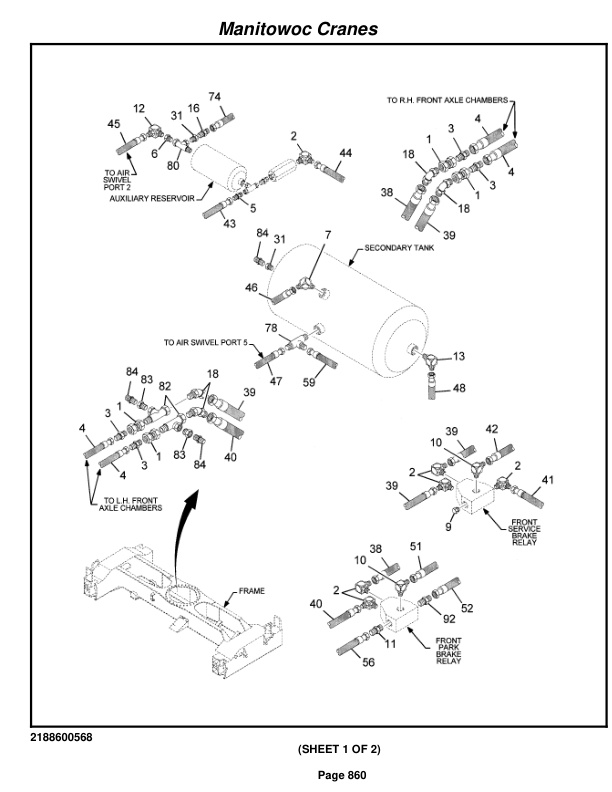 Grove RT865B Crane Parts Manual 84910 2011 3 Grove RT865B Crane Parts Manual 84910 2011-3