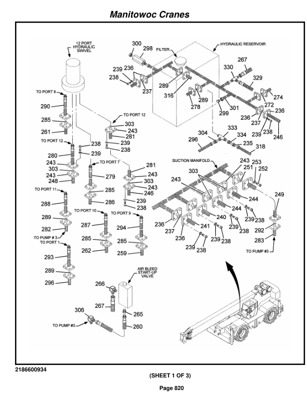 Grove RT870 Crane Parts Manual 221503 2014 3 Grove RT870 Crane Parts Manual 221503 2014-3