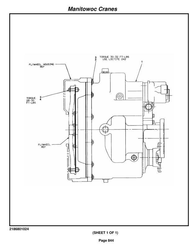 Grove RT870 Crane Parts Manual 87095 2014-3