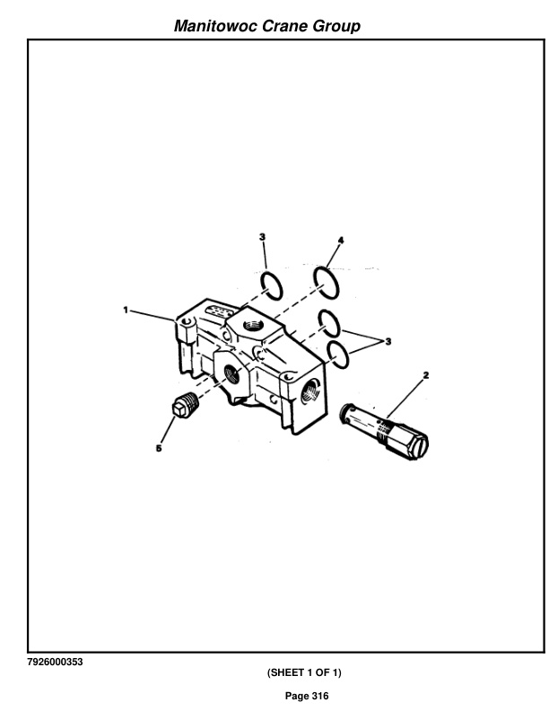 Grove RT875 Crane Parts Manual 76113 2005 2 Grove RT875 Crane Parts Manual 76113 2005-2