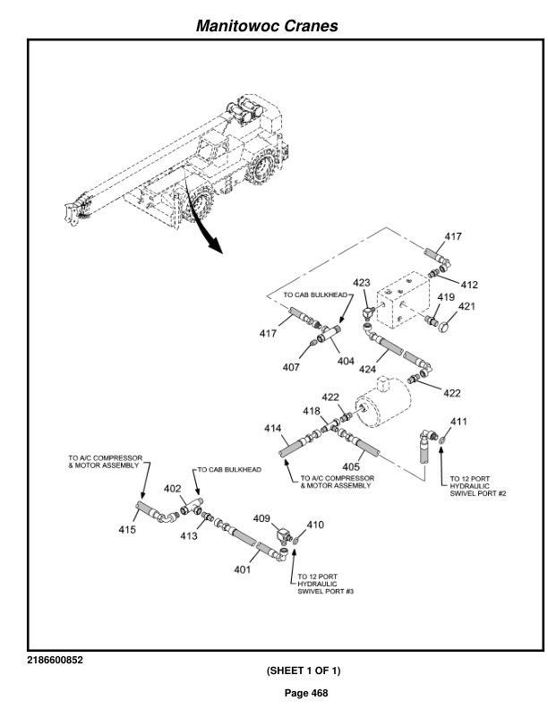 Grove RT875BXL Crane Parts Manual 221966 2014 2 Grove RT875BXL Crane Parts Manual 221966 2014-2