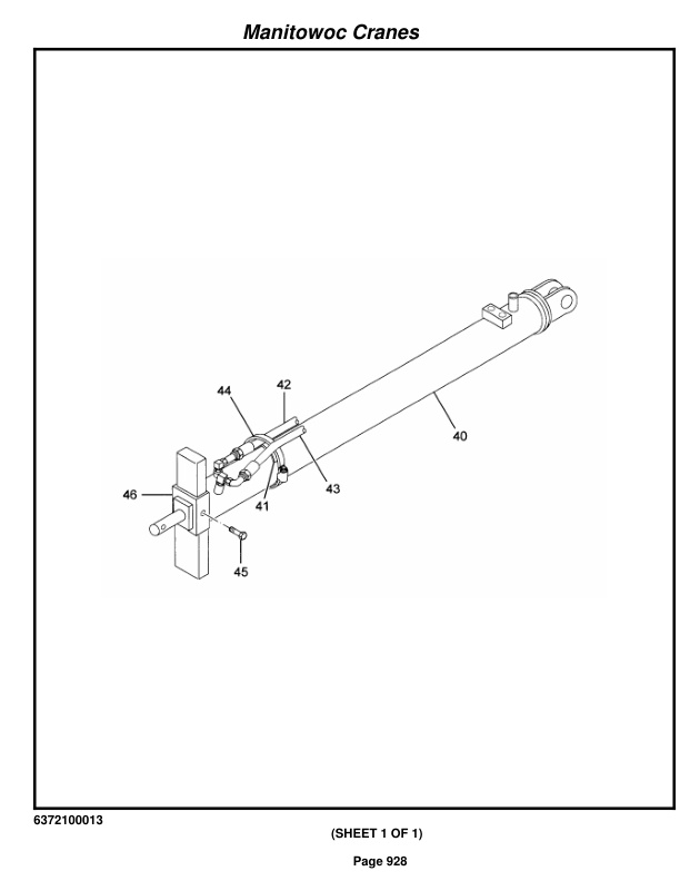 Grove RT875BXL Crane Parts Manual 222269 2014 3 Grove RT875BXL Crane Parts Manual 222269 2014-3