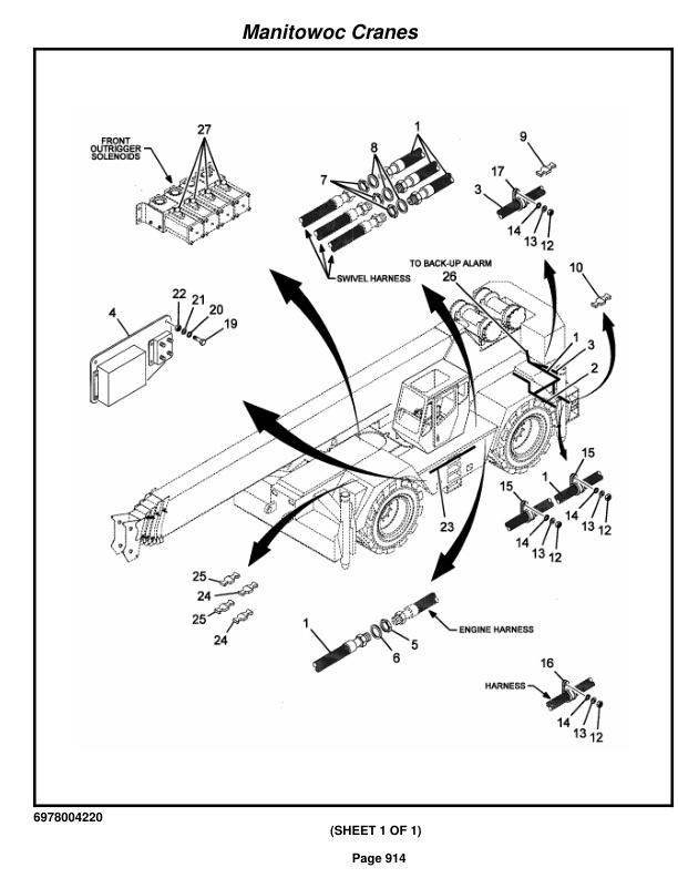 Grove RT875BXL Crane Parts Manual 223232 2015 3 Grove RT875BXL Crane Parts Manual 223232 2015-3