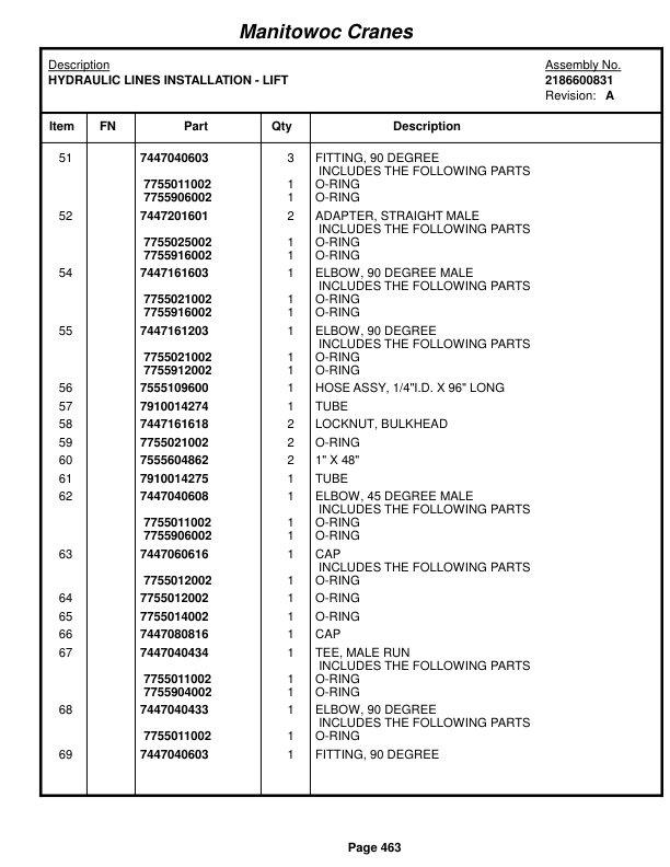 Grove RT875BXL Crane Parts Manual 223254 2015 2 Grove RT875BXL Crane Parts Manual 223254 2015-2