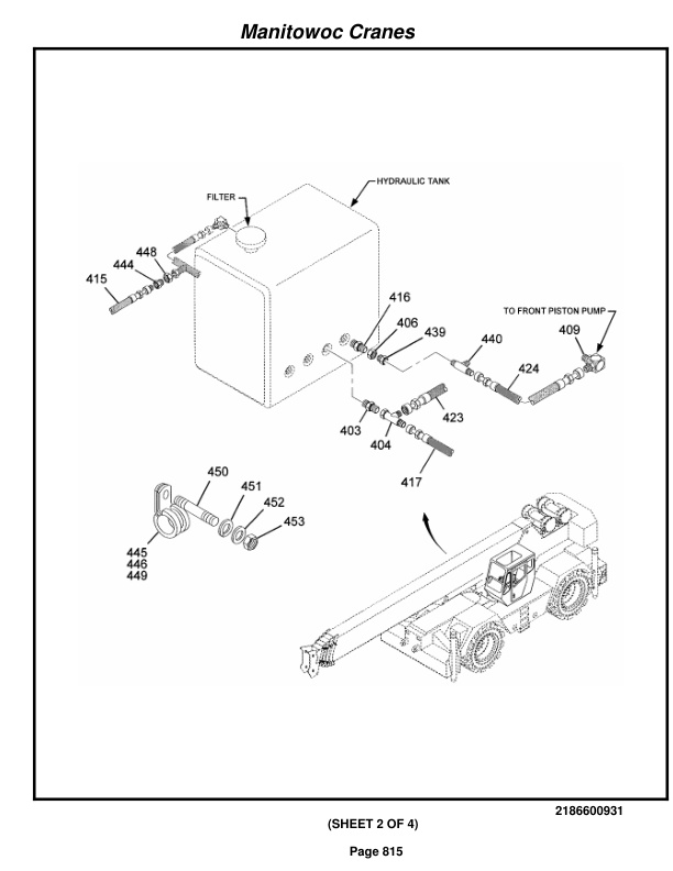 Grove RT875C Crane Parts Manual 221451 2014 3 Grove RT875C Crane Parts Manual 221451 2014-3