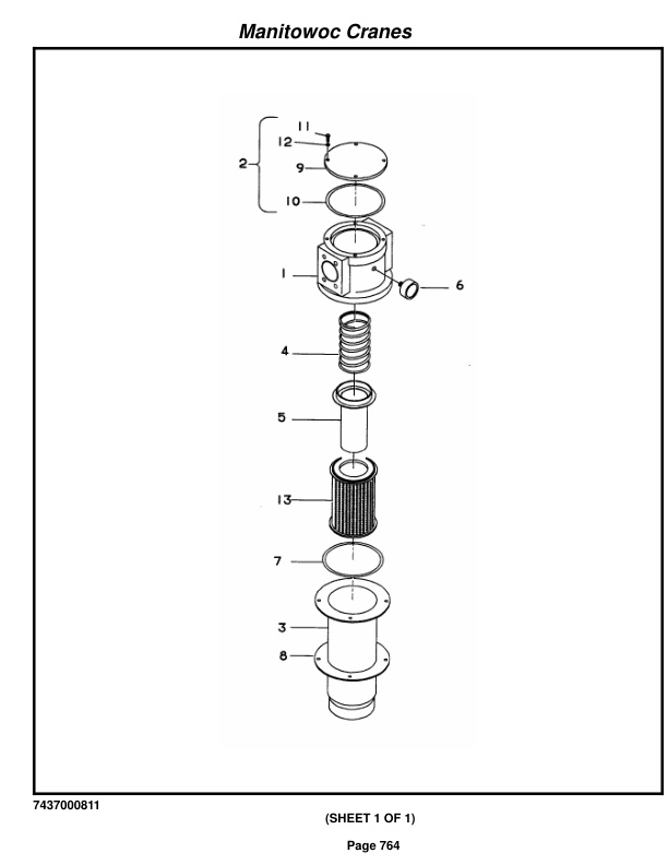 Grove RT875C Crane Parts Manual 222519 2014 3 Grove RT875C Crane Parts Manual 222519 2014-3