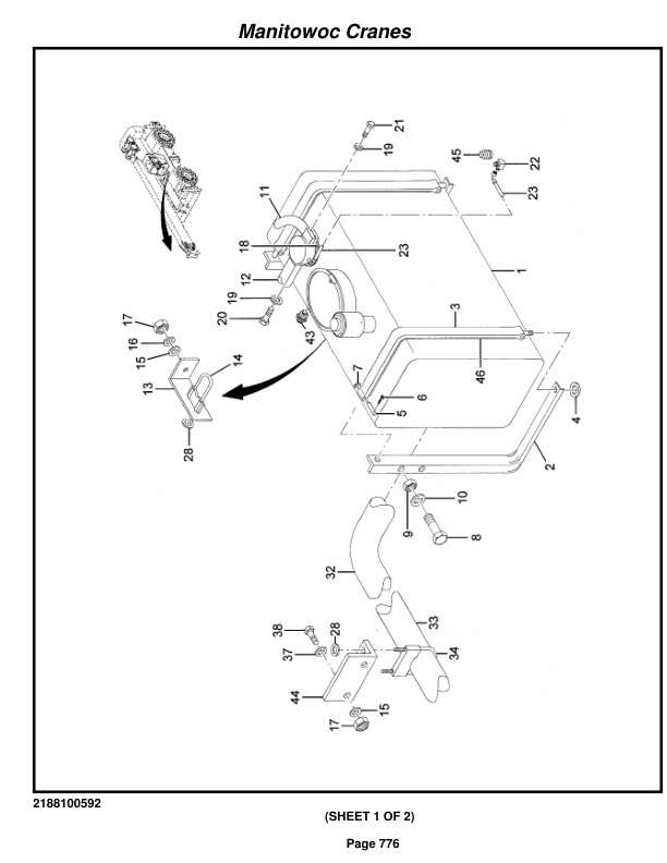 Grove RT875C Crane Parts Manual 222605 2014 3 Grove RT875C Crane Parts Manual 222605 2014-3