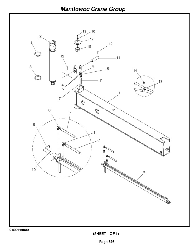 Grove RT875E Crane Parts Manual 224700 2009 3 Grove RT875E Crane Parts Manual 224700 2009-3
