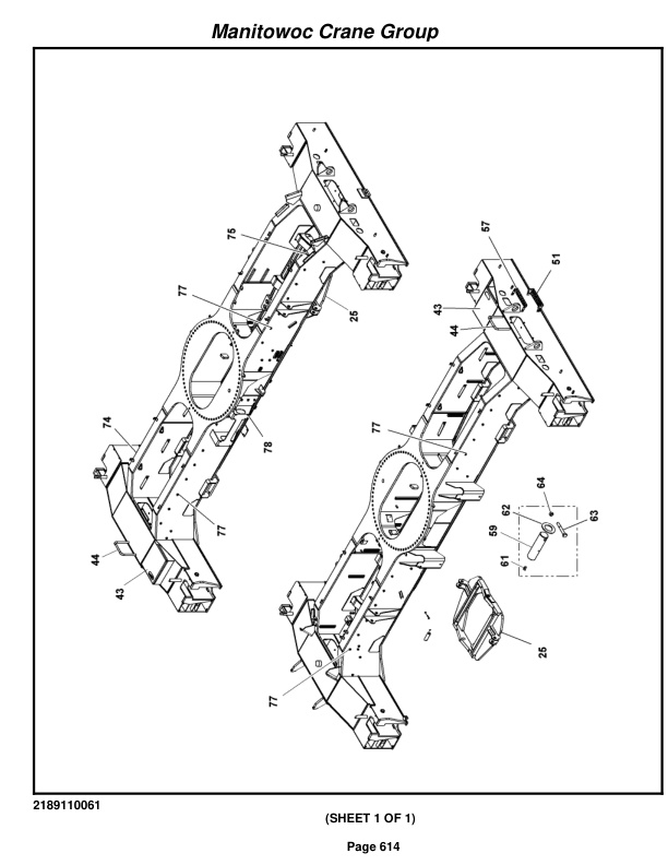 Grove RT875E3 Crane Parts Manual 225876 2007 3 Grove RT875E3 Crane Parts Manual 225876 2007-3