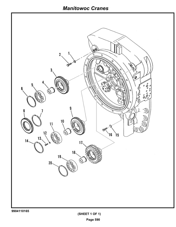 Grove RT875E3 Crane Parts Manual 226491 2019 3 Grove RT875E3 Crane Parts Manual 226491 2019-3