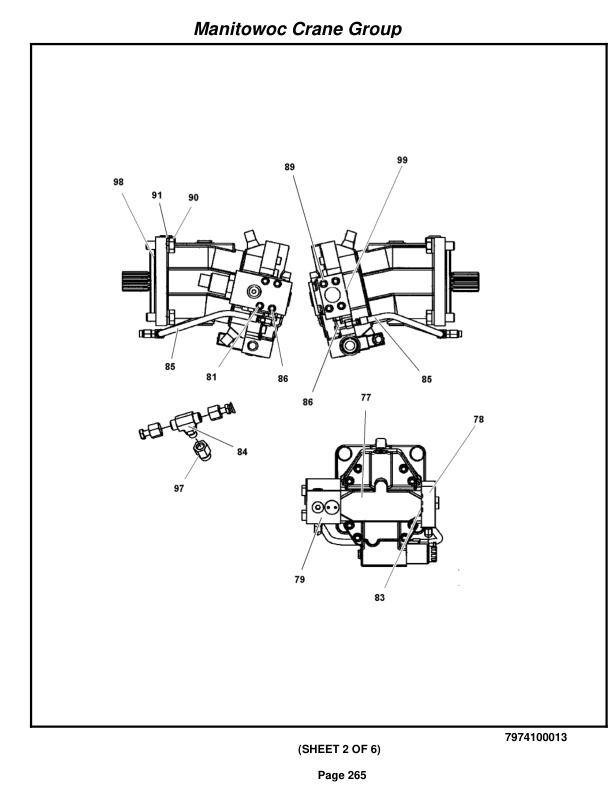 Grove RT875E3 Crane Parts Manual 226738 2007 2 Grove RT875E3 Crane Parts Manual 226738 2007-2