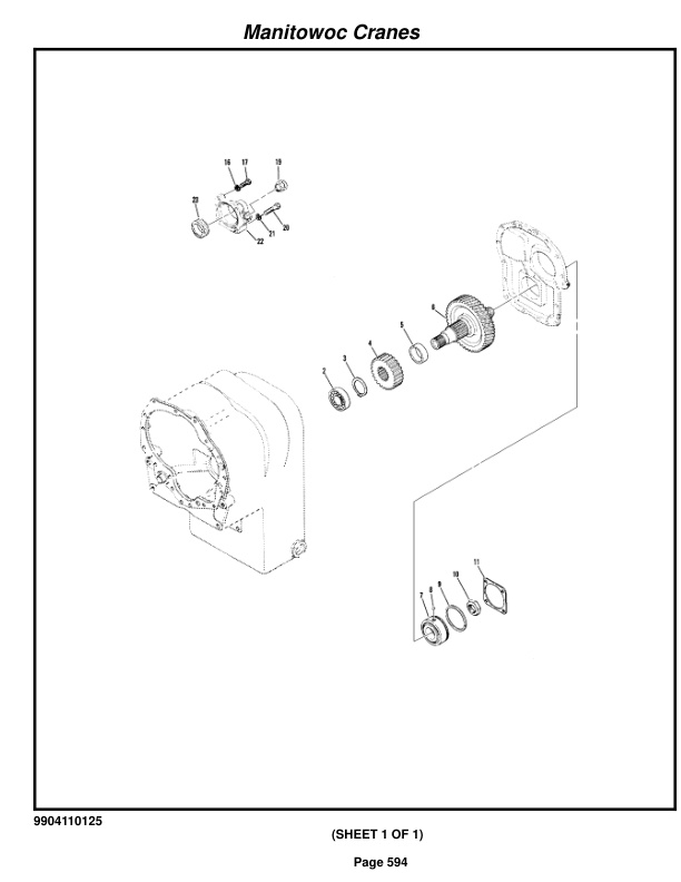 Grove RT875E3 Crane Parts Manual 226798 2016-3