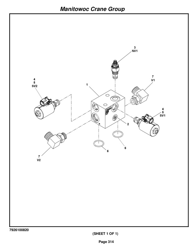Grove RT875E3 Crane Parts Manual 227929 2007 2 Grove RT875E3 Crane Parts Manual 227929 2007-2