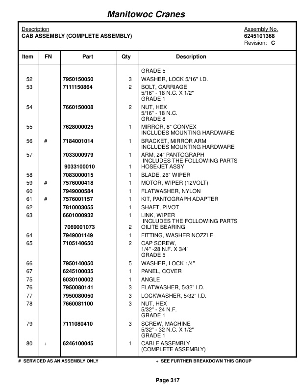 Grove RT880E Crane Parts Manual 228597 2014 2 Grove RT880E Crane Parts Manual 228597 2014-2
