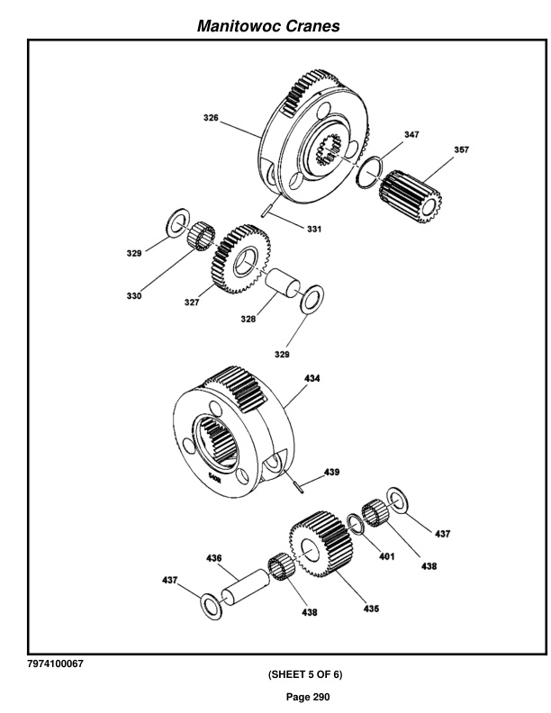 Grove RT880E Crane Parts Manual 228598 2014 2 Grove RT880E Crane Parts Manual 228598 2014-2
