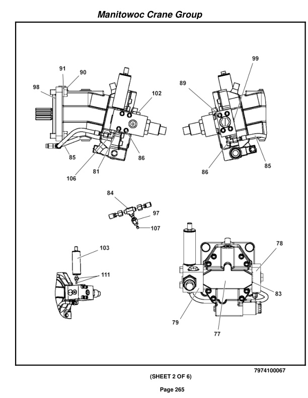 Grove RT880E Crane Parts Manual 228791 2008 2 Grove RT880E Crane Parts Manual 228791 2008-2