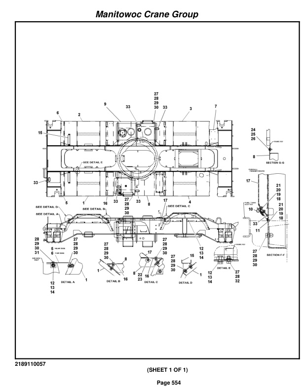 Grove RT880E Crane Parts Manual 228934 2008 3 Grove RT880E Crane Parts Manual 228934 2008-3