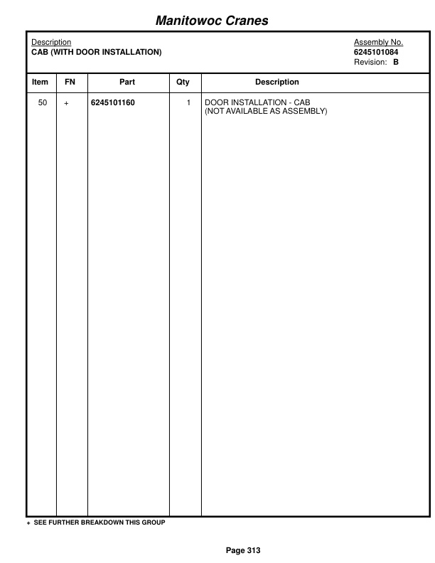 Grove RT880E Crane Parts Manual 228997 2017 2 Grove RT880E Crane Parts Manual 228997 2017-2