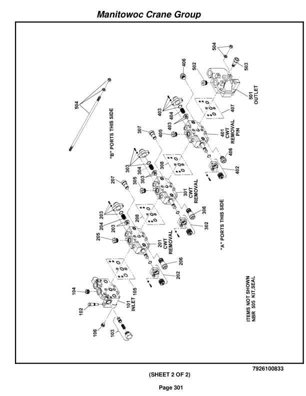 Grove RT880E Crane Parts Manual 229138 2008 2 Grove RT880E Crane Parts Manual 229138 2008-2