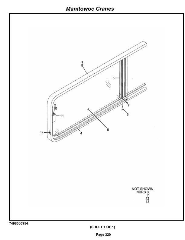 Grove RT880E Crane Parts Manual 229490 2012-2