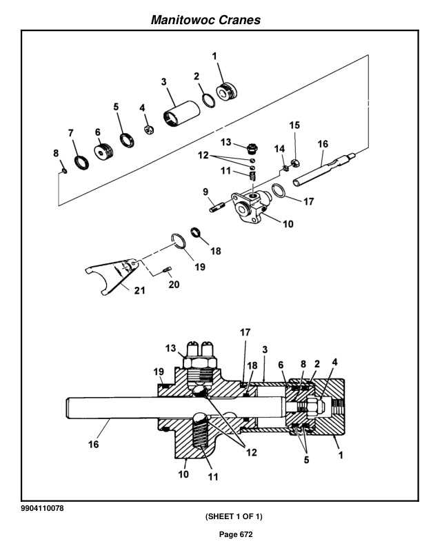 Grove RT880E Crane Parts Manual 229714 2011 3 Grove RT880E Crane Parts Manual 229714 2011-3