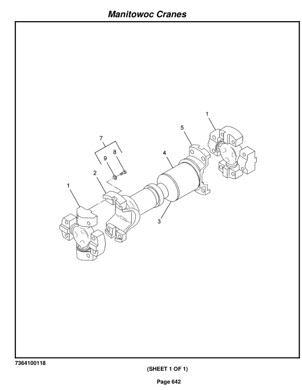 Grove RT880E Crane Parts Manual 230153 2009 3 Grove RT880E Crane Parts Manual 230153 2009-3
