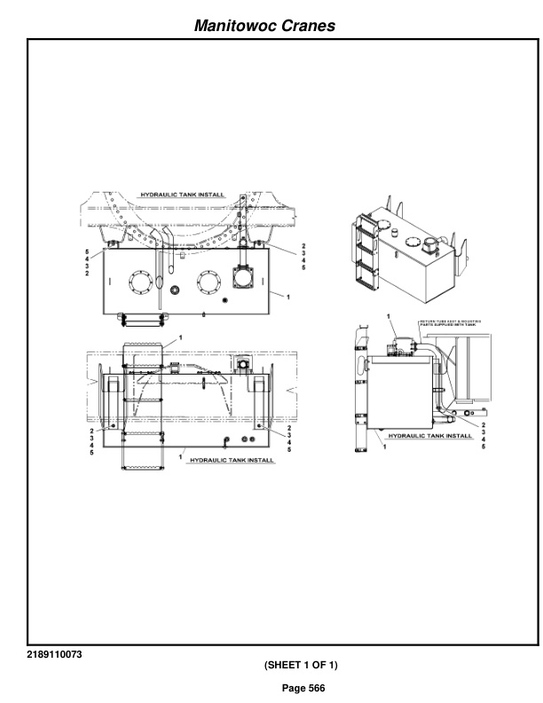 Grove RT880E Crane Parts Manual 230570 2009 3 Grove RT880E Crane Parts Manual 230570 2009-3