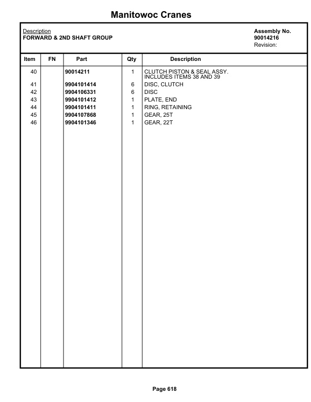 Grove RT880E Crane Parts Manual 230972 2019 3 Grove RT880E Crane Parts Manual 230972 2019-3