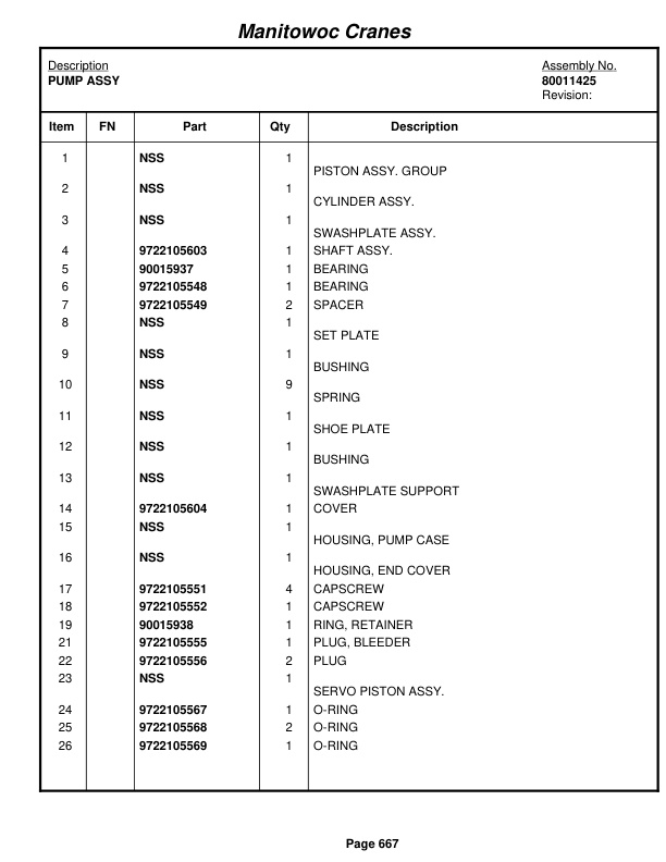 Grove RT880E Crane Parts Manual 231279 2010 3 Grove RT880E Crane Parts Manual 231279 2010-3