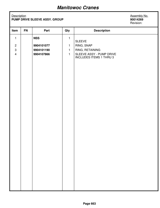 Grove RT880E Crane Parts Manual 231411 2010 3 Grove RT880E Crane Parts Manual 231411 2010-3