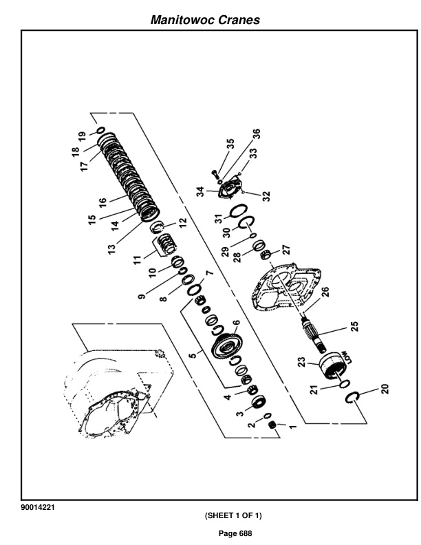 Grove RT880E Crane Parts Manual 231587 2011-3